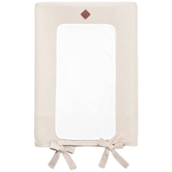 Housse De Matelas À Langer En Gaze De Coton Jeanne Beige
