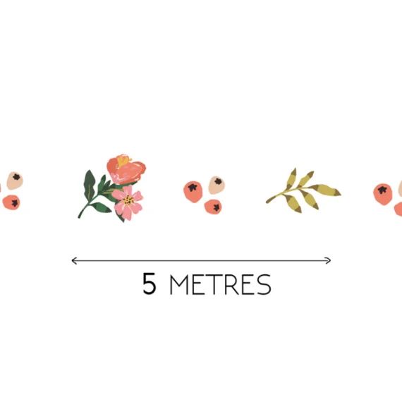 Frise adhésive Fleurs printanières (5 m)