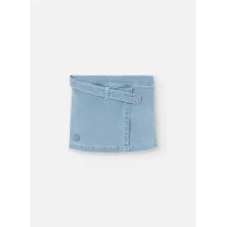 Jupe-short Jean Bleu