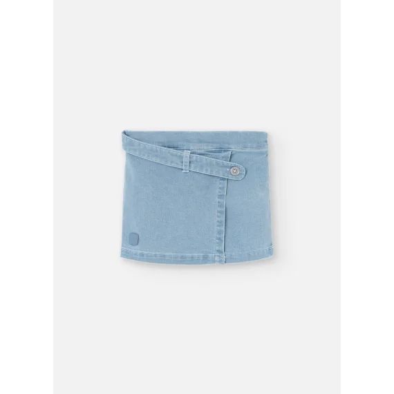 Jupe-short Jean Bleu