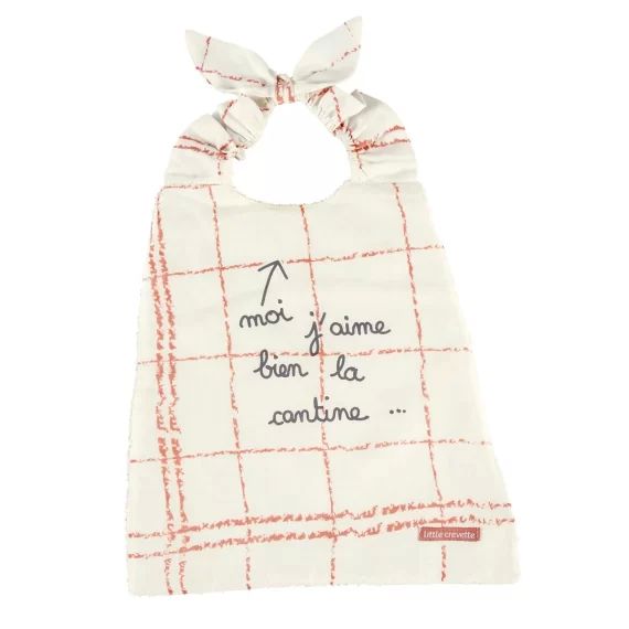 Serviette bavoir Vive la cantine