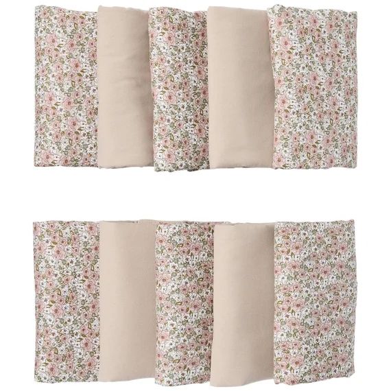 Tour De Lit Modulable Beige, Rose Thé, Marron