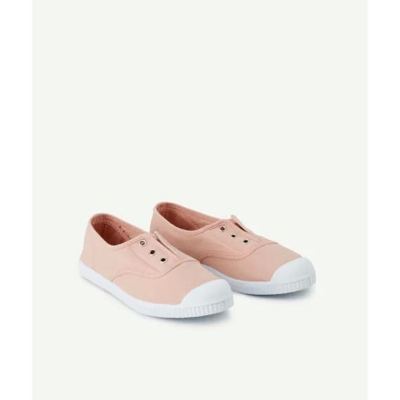 Baskets en toile enfant oranges –  – Soldes
