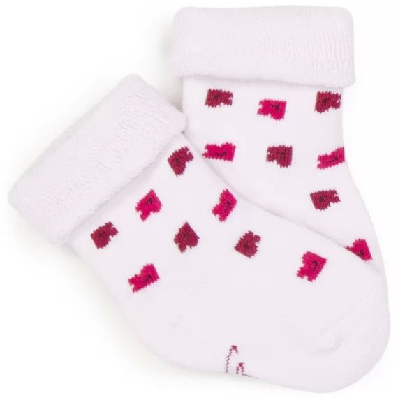 Chaussettes à motifs Fille Rose