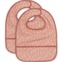 Lot de 2 bavoirs plastifiés Meadow Rosewood