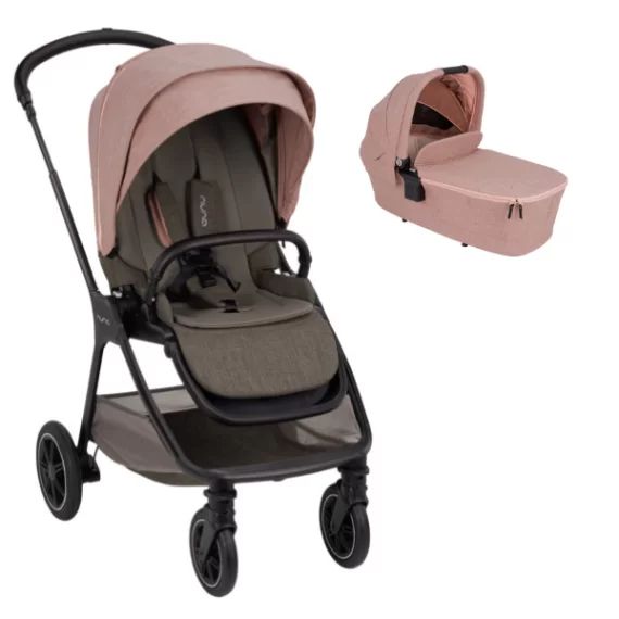 Poussette Nuna Triv Next + Nacelle – Rose (2022)