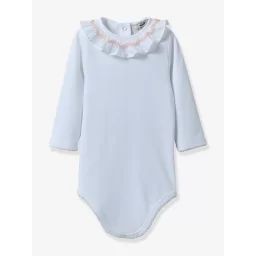 Body Bébé à smocks – Coton biologique CYRILLUS blanc