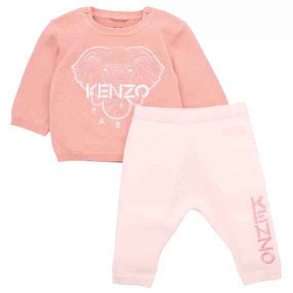 Ensemble pull et legging Fille Rose