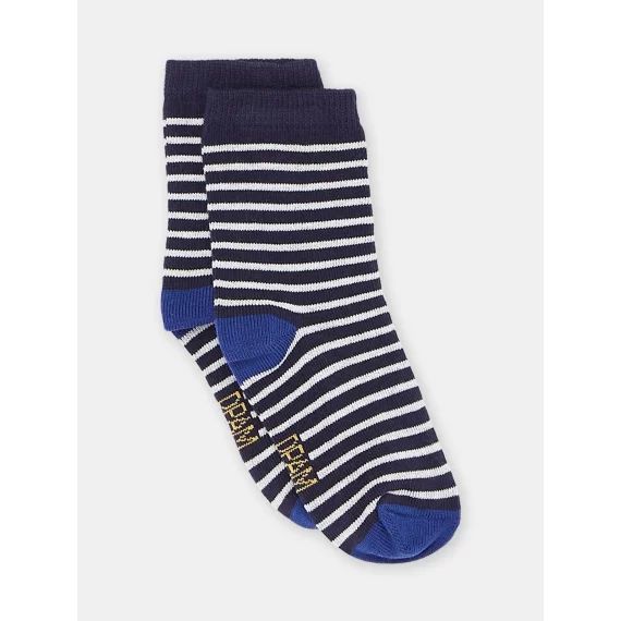 Chaussettes Bleu Foncé À Imprimé À Rayures Bébé Garçon – Kaki