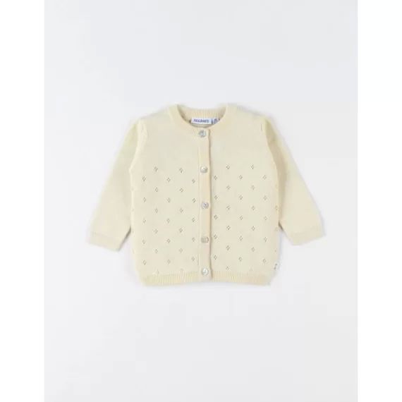 Cardigan En Tricot Fin Pâle Jaune