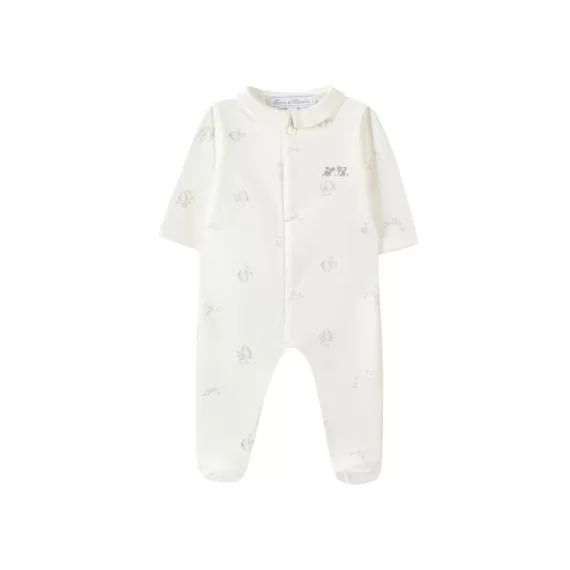 Pyjama Petit Augustin en coton écru (6 mois)