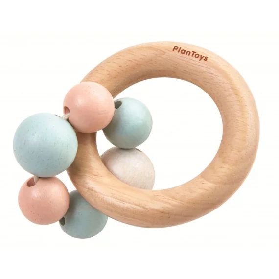 Hochet Perles Pastel Beige