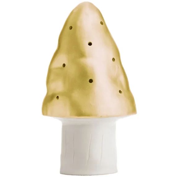 Veilleuse champignon doré (28 cm)