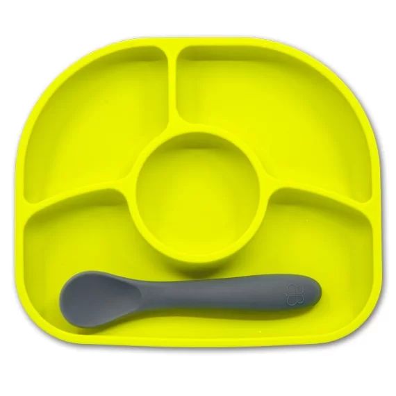 Assiette Silicone BBlüv Yümi – Lime
