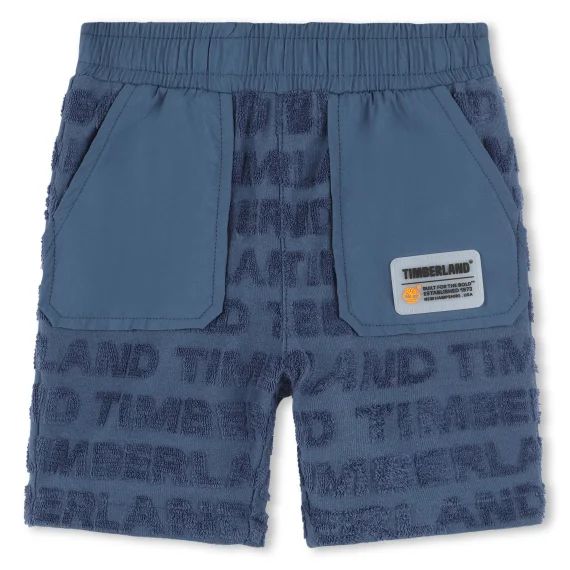 Bermuda en jacquard éponge Garçon Bleu