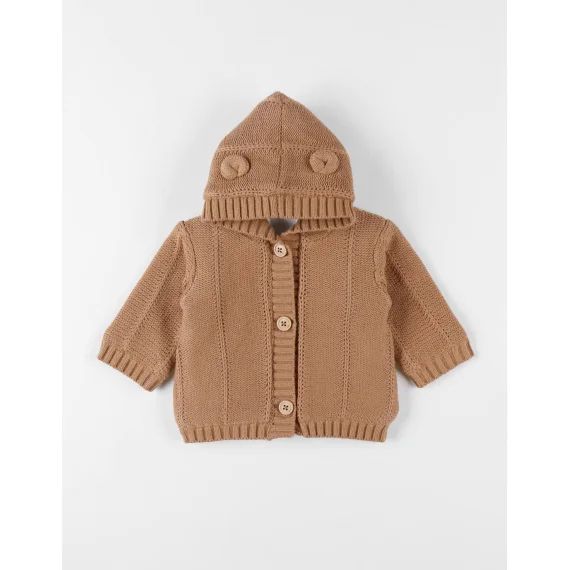 Mantelet En Tricot Marron