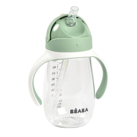 Tasse Paille 300ml Béaba – Vert Sauge