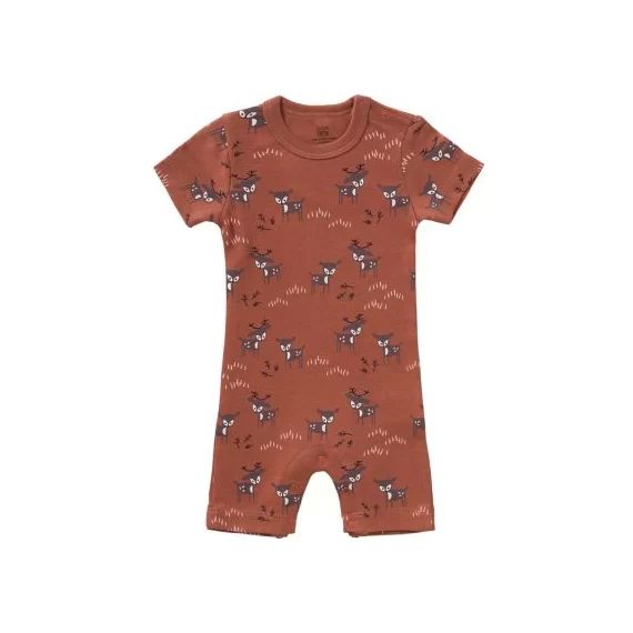 Ensemble pyjama en coton bio Deer amber brown size (12 mois)