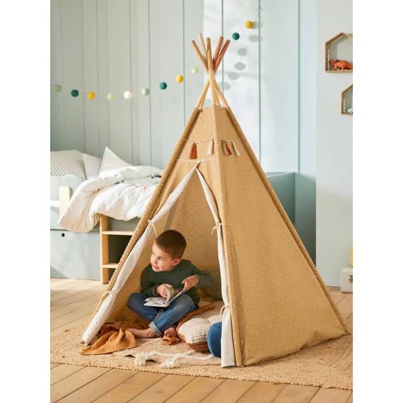 Tipi réversible Géronimo caramel