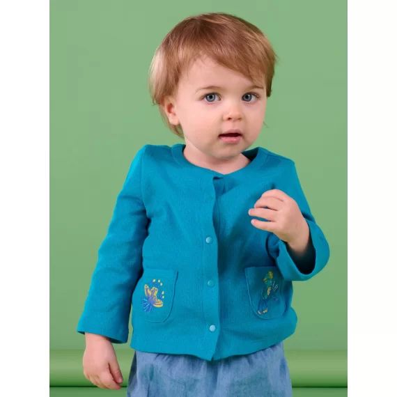 Cardigan Turquoise Foncé