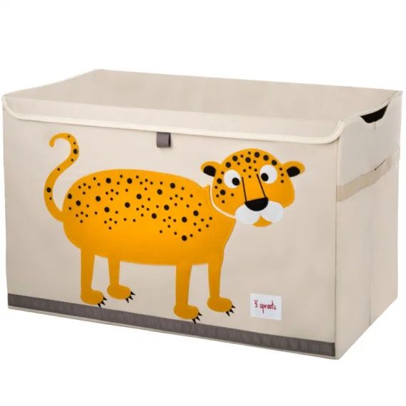 Coffre à jouets caisse de rangement Léopard