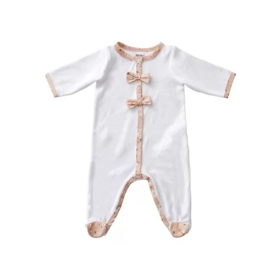 Pyjama en velours Blooming Day (3 mois)