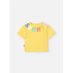 T-shirt Tricot Jaune