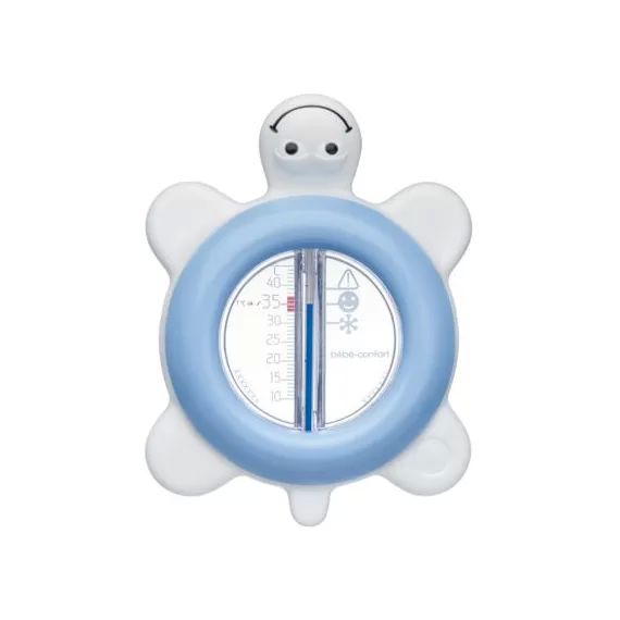 Thermomètre de bain tortue bleue