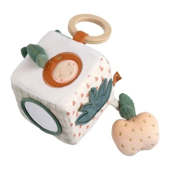 Cube d&rsquo;activités bébé blanc blanc