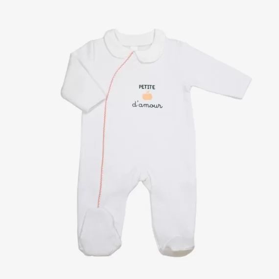 Pyjama  bébé 3 mois- TROIS KILOS SEPT blanc