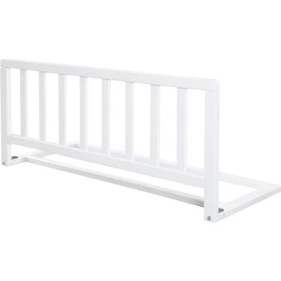 Roba Barrière De Lit En Bois 90 Cm – Protection Anti-chute Sûre Pour Bébés Et Enfants – 18 Mois À 5 Ans – Montage Facile – Blanc Blanc