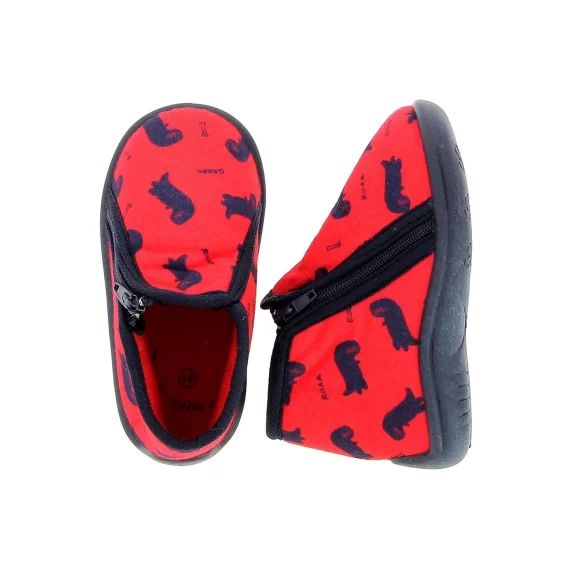 Chausson Bottillon Bébé Garçon – Rouge