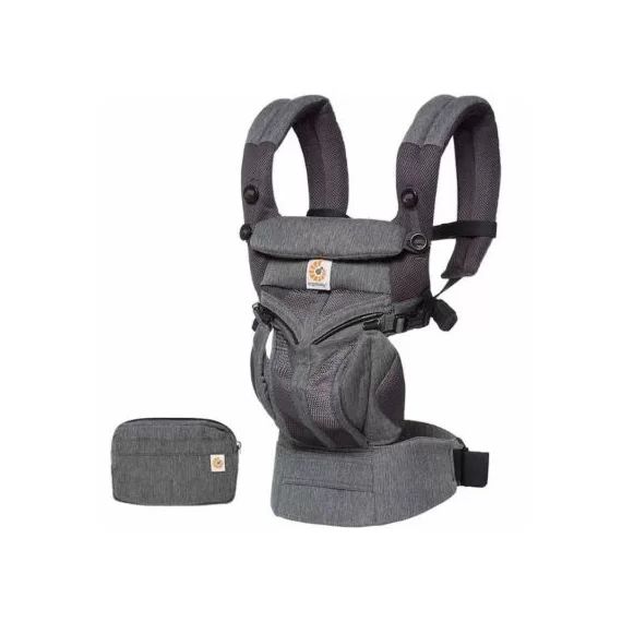 Porte bébé Omni 360 Cool Air Mesh gris chiné