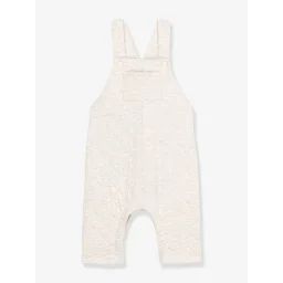 Salopette longue bébé en tubique matelassé – PETIT BATEAU beige chiné