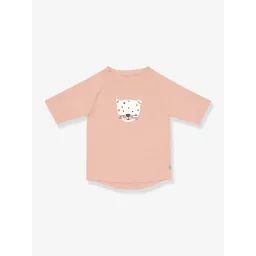 Tee-shirt anti-UV bébé Arc-en-ciel LÄSSIG manches courtes rose poudré