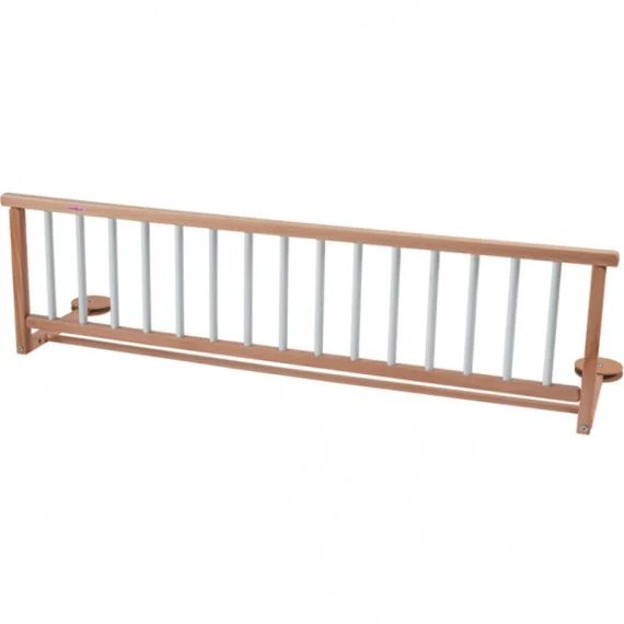Barrière de lit en bois de hêtre Audrey Hybride blanc