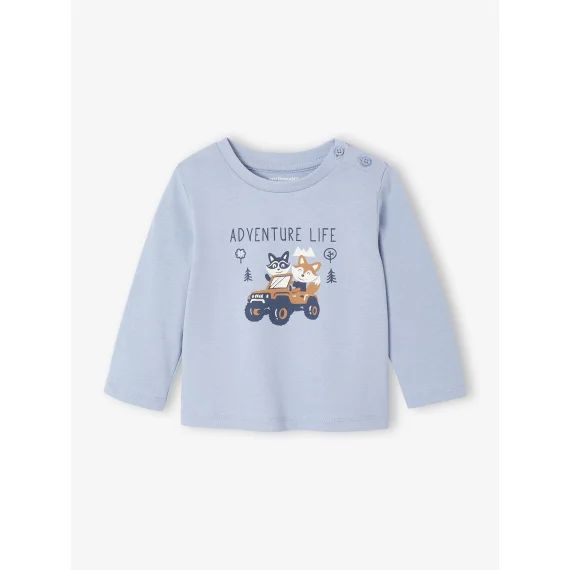 T-shirt fantaisie bébé garçon bleu
