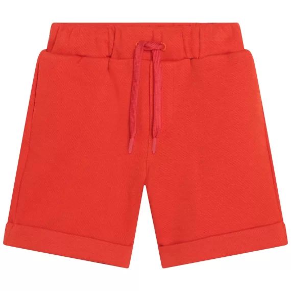 Bermuda en coton majoritaire Garçon Rouge