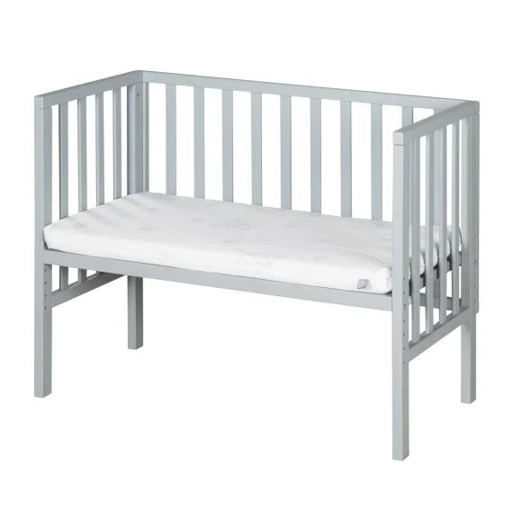 Berceau Cododo 2en1 Avec Matelas Et Accessoires Safe Asleep Gris Taupe