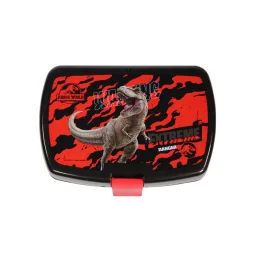 Boite Déjeuner Et Gourde En Plastique 380ml Jurassic World Noir