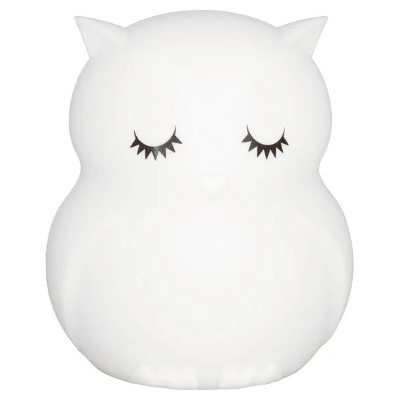 Grande Veilleuse Hibou Blanc