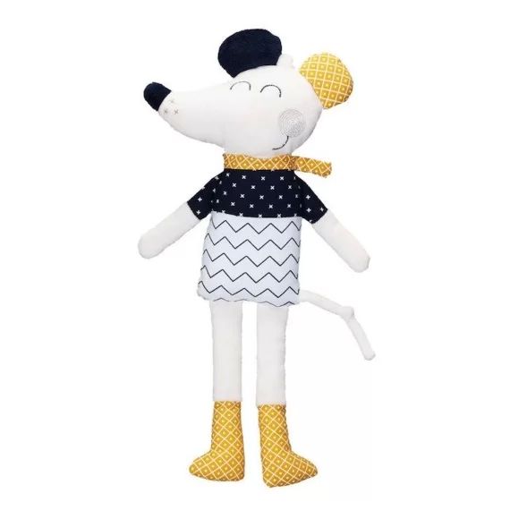 SAUTHON Peluche musicale Hello blanc