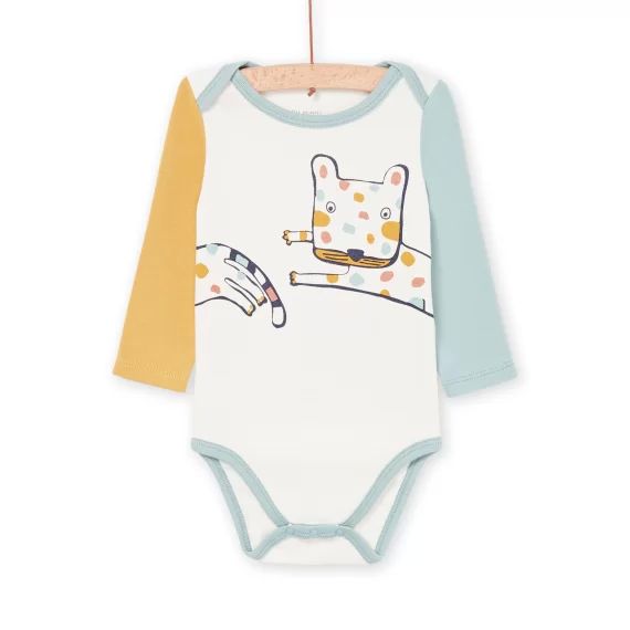 Body À Motif Animaux – Blanc cassé