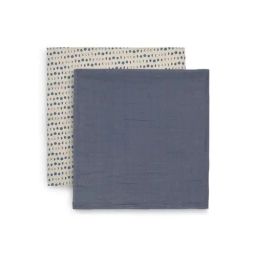 Lange gaze de Coton (x2) 115x115cm Moonlight –