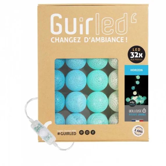 Guirlande Boule Lumineuse Led Usb Veilleuse 2h Horizon