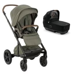 Poussette Nuna Mixx Next – Pine + Nacelle Cari Next – Caviar