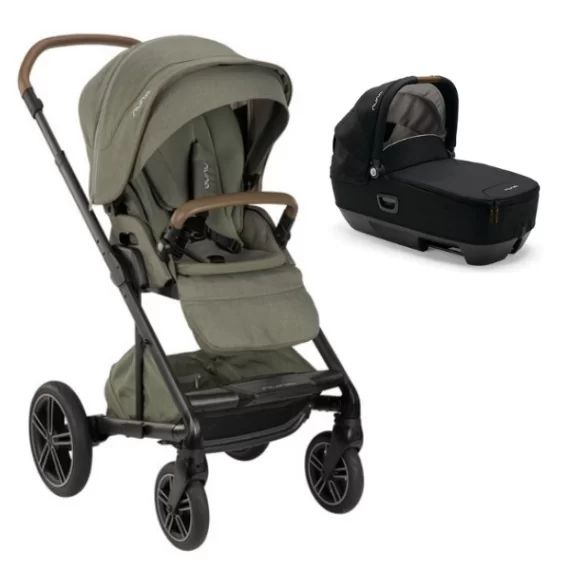 Poussette Nuna Mixx Next – Pine + Nacelle Cari Next – Caviar