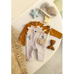 Combinaison De Bain Bébé Manches Longues Protection Uv Mio Camel
