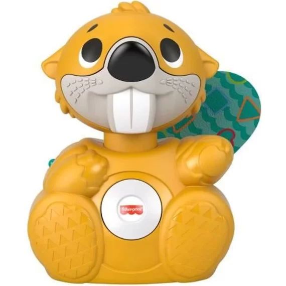 Fisher-Price – Linkimals Hector le Castor – Jouet d&rsquo;éveil – Dès 9 mois marron