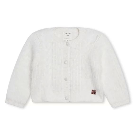 Cardigan en tricot Fille Blanc